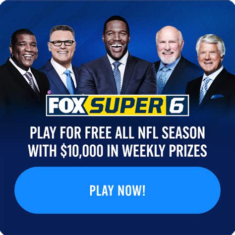 FOX Super 6 — Play free Pick'em Game .